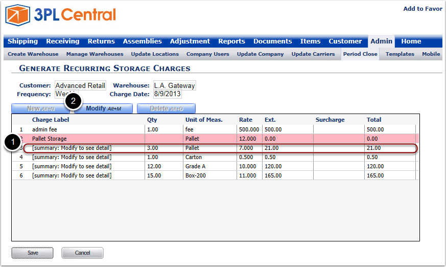 Admin-PeriodClose-GenRecurringStorageCharges-Modify