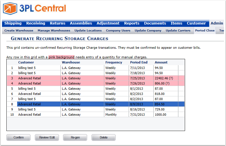 Admin-PeriodClose-RegenerateCharges