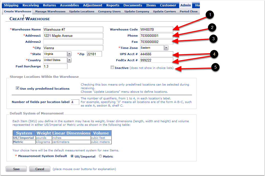 CreateWarehouse-MoreFields
