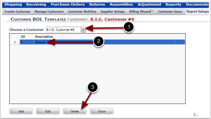 Customer-ReportSetups-BOLTemplates-DeleteButton