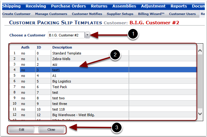 Customer-ReportSetups-CustPackingSlipTemplates-Grid