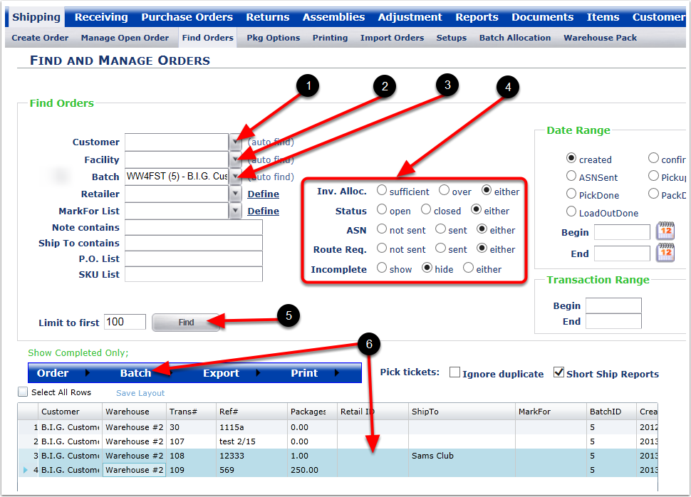 FindOrders-Batch-AttachingDocs-Start