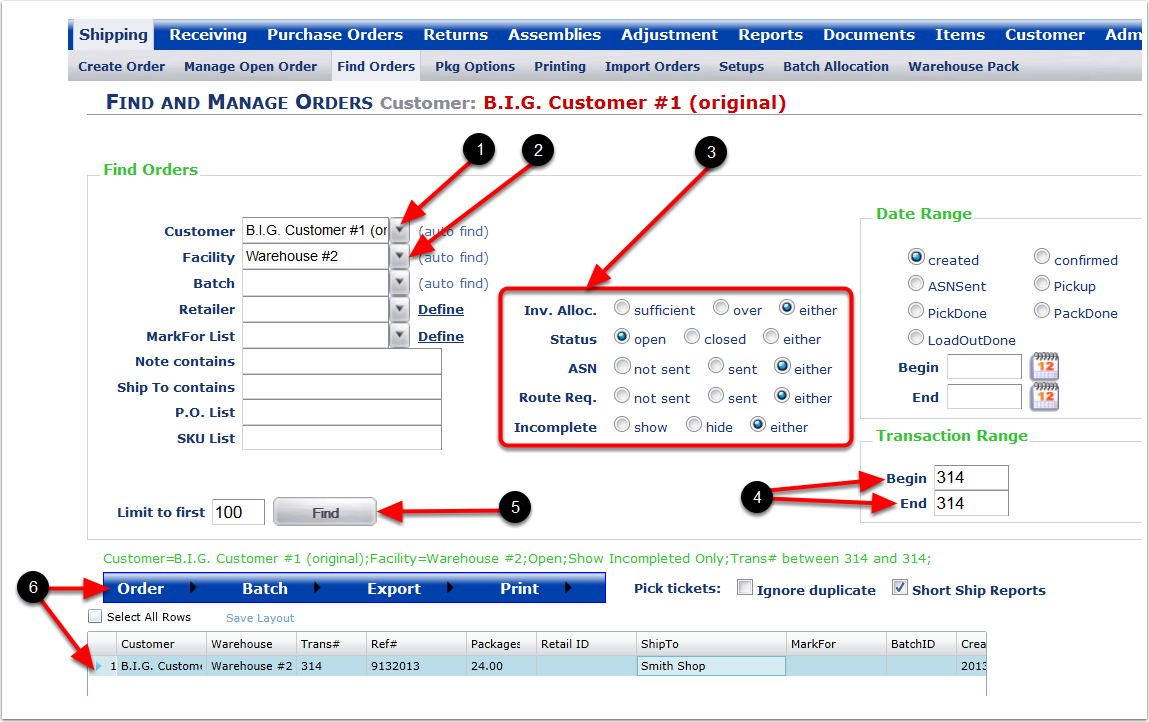 FindOrders-EditRoutingInfo