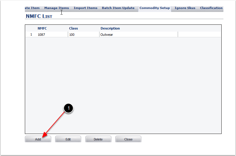Items-CommoditySetup-NMFCScreen-AddButton