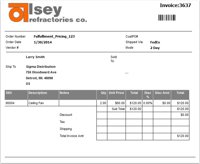 Items-Pricing-ExamplePackingSlip