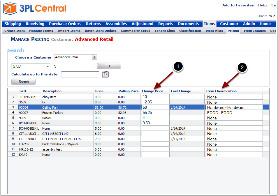 Items-Pricing-Manage-SomeChanges