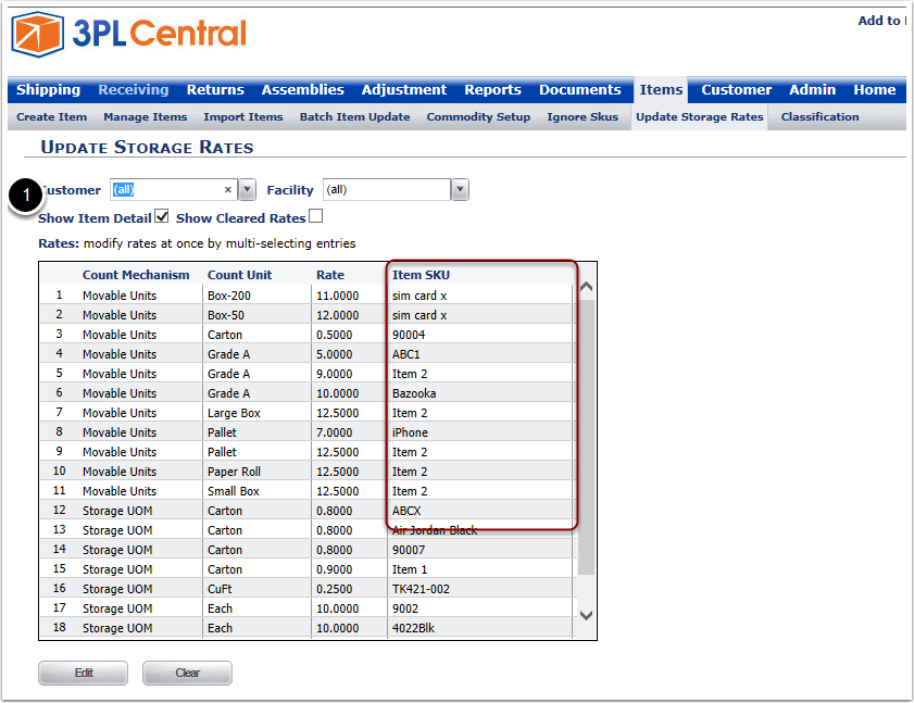 Items-UpdateStorageRates-ItemSKUColumn