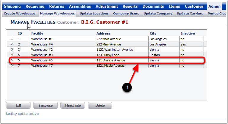 ManageWarehouses-ReactivateWarehouseShown