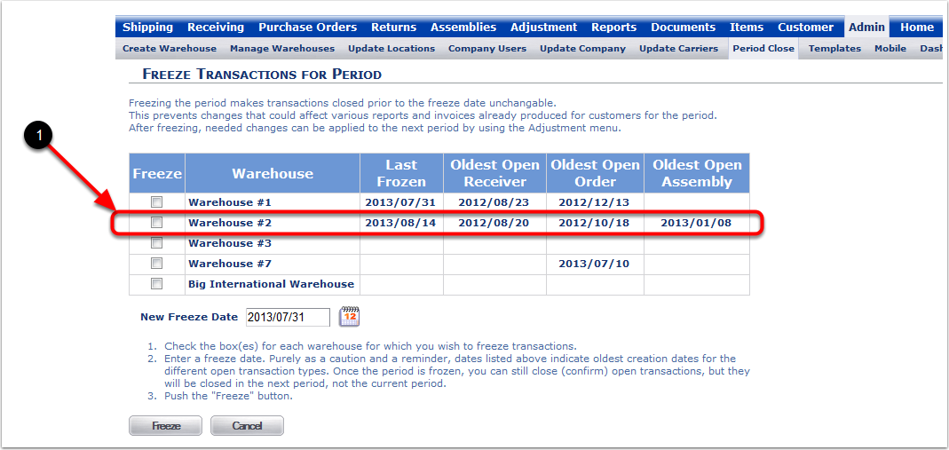 PeriodClose-FreezeTransactions-Completed