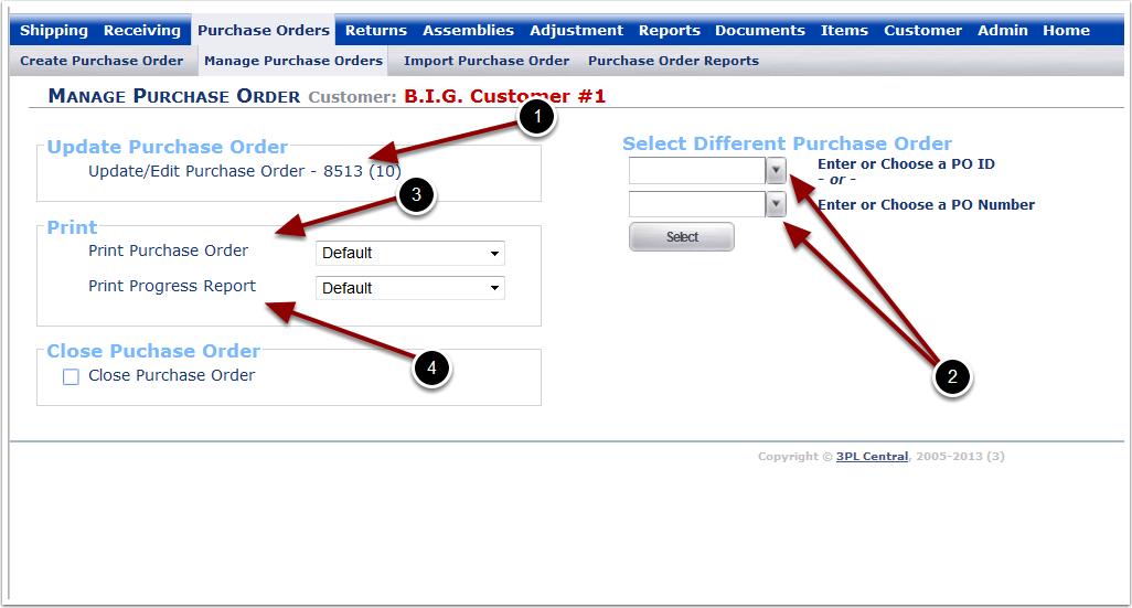 PurchaseOrders-ManagePO-Options