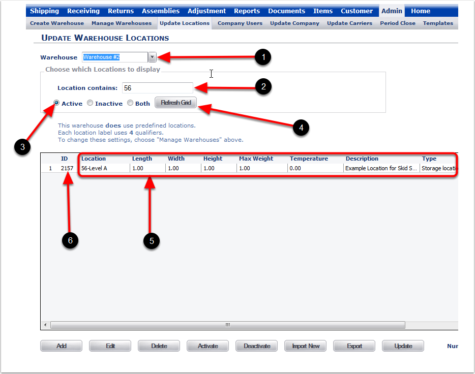 UpdateLocations-NewLocationOnGrid