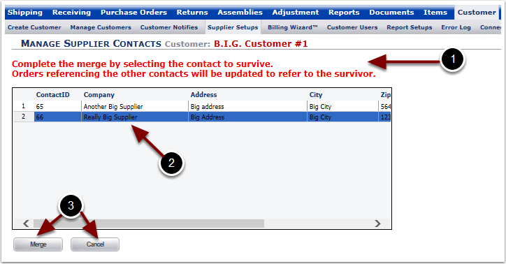 Customer-SupplierSetups-Merge-ThereCanBeOnlyOne