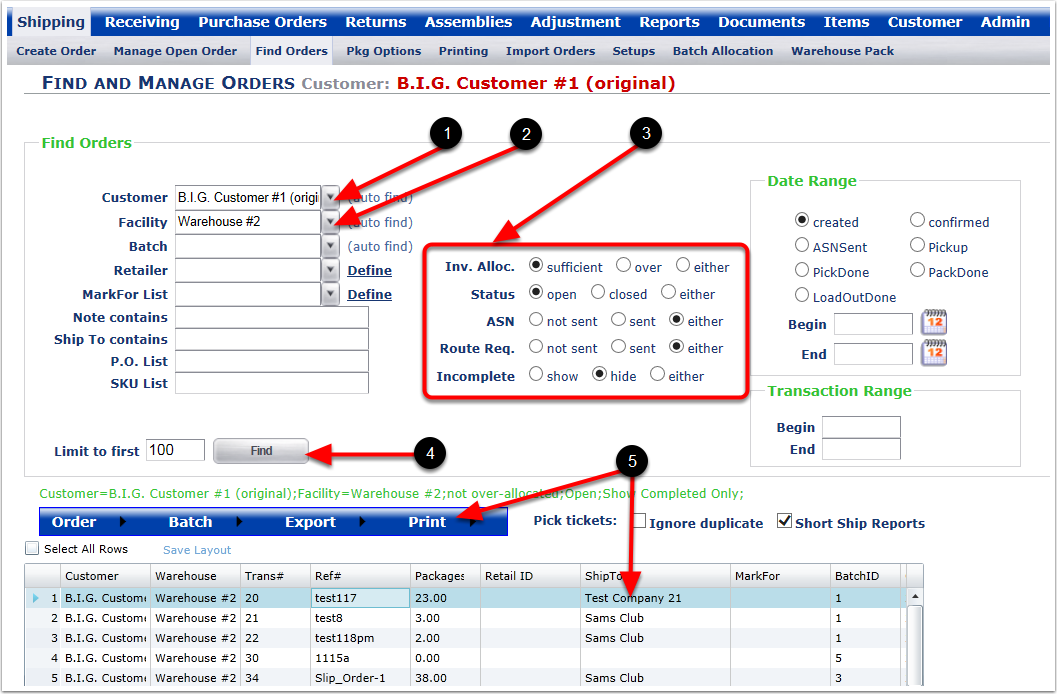 FindOrders-PrintMenuFeatures