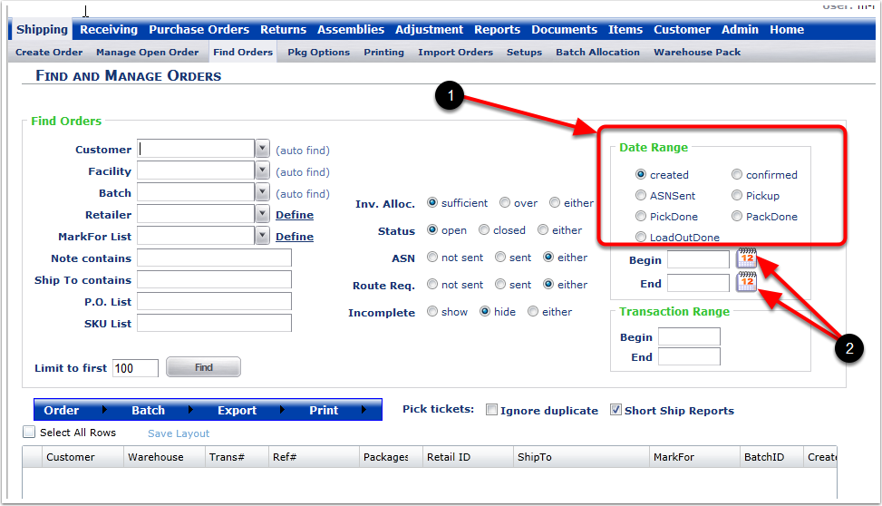 FindOrders-SearchCriteria-Dates