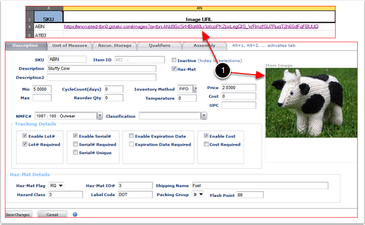 Items-Matching3PLDataToTemplateImages