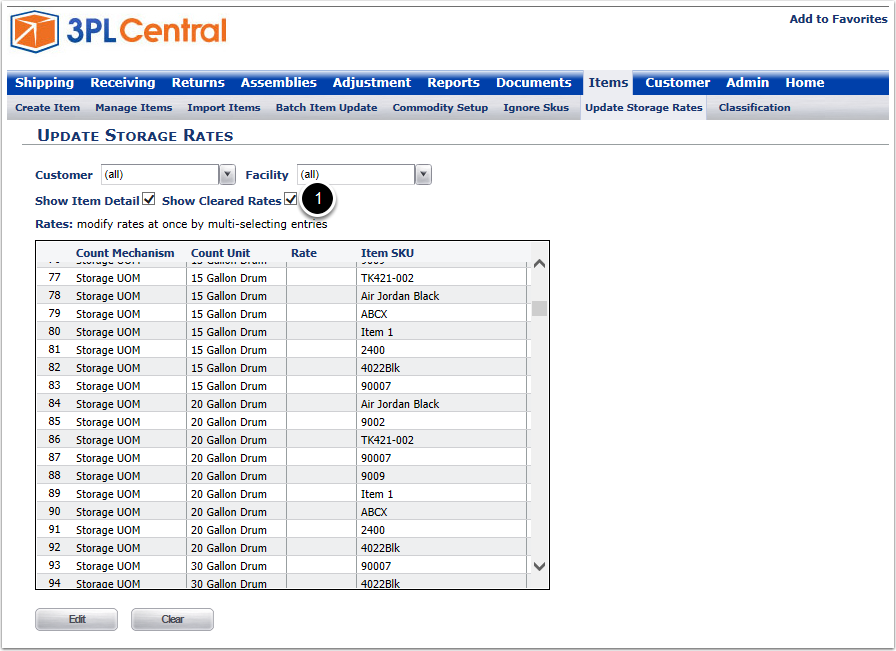 Items-UpdateStorageRates-ShowClearedRatesCheckbox