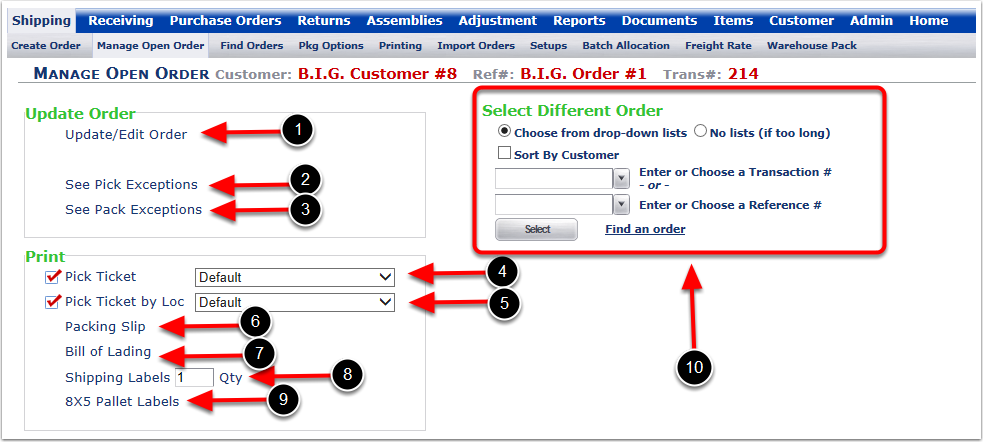 ManageOpenOrder-MainScreen