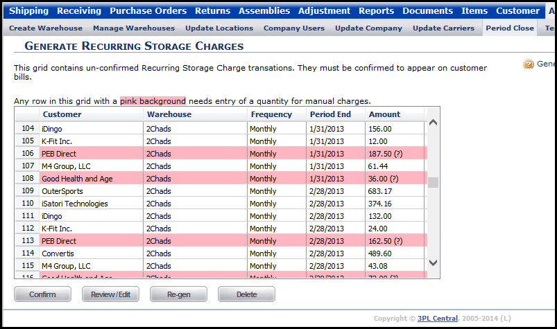 PeriodClose-GenRecurringStorageCharges-Start