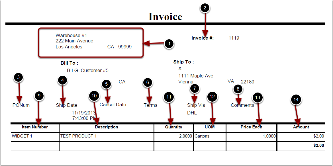 TransHist-ShipmentValueReport-InvoiceExample