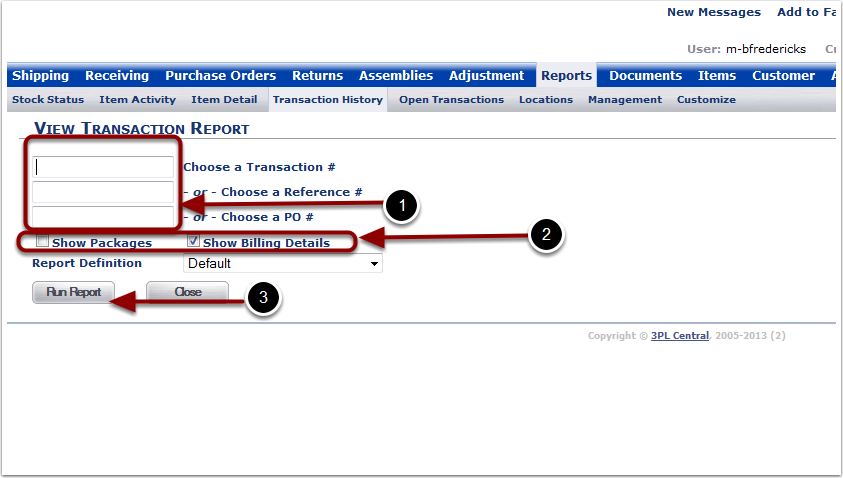 TransHist-ViewTransactionCriteriaSelection