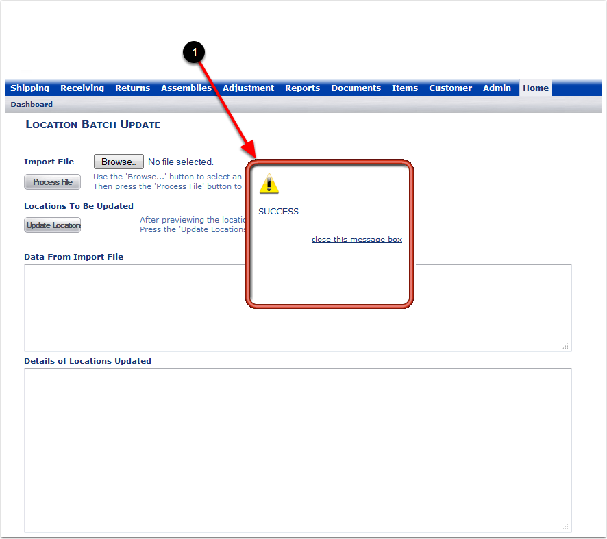 UpdateLocations-SuccessErrorBox